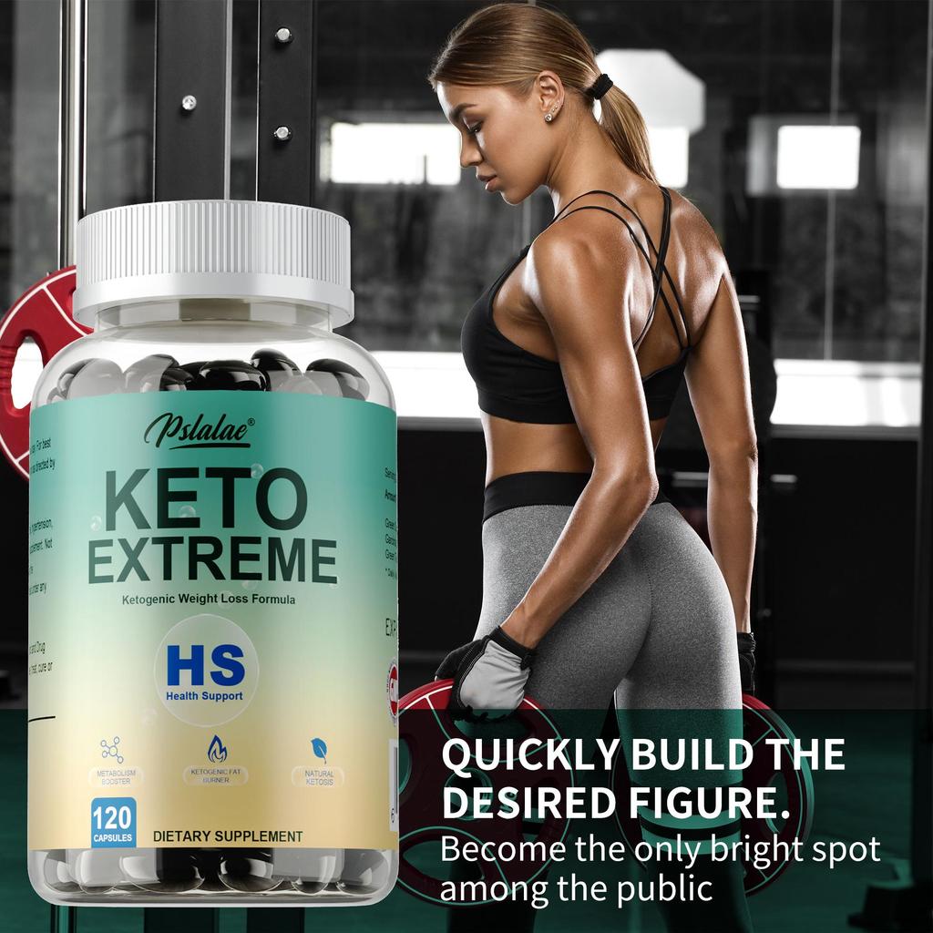 Complex ketogenic extract capsules, containing green tea extract and Garcinia Cambogia extract, suitable for both men and women.
