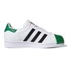 LEGO x Adidas Originals Superstar J Низкие кеды для скейтбординга с нескользящей подошвой Детские Белый Черный Зеленый H03957