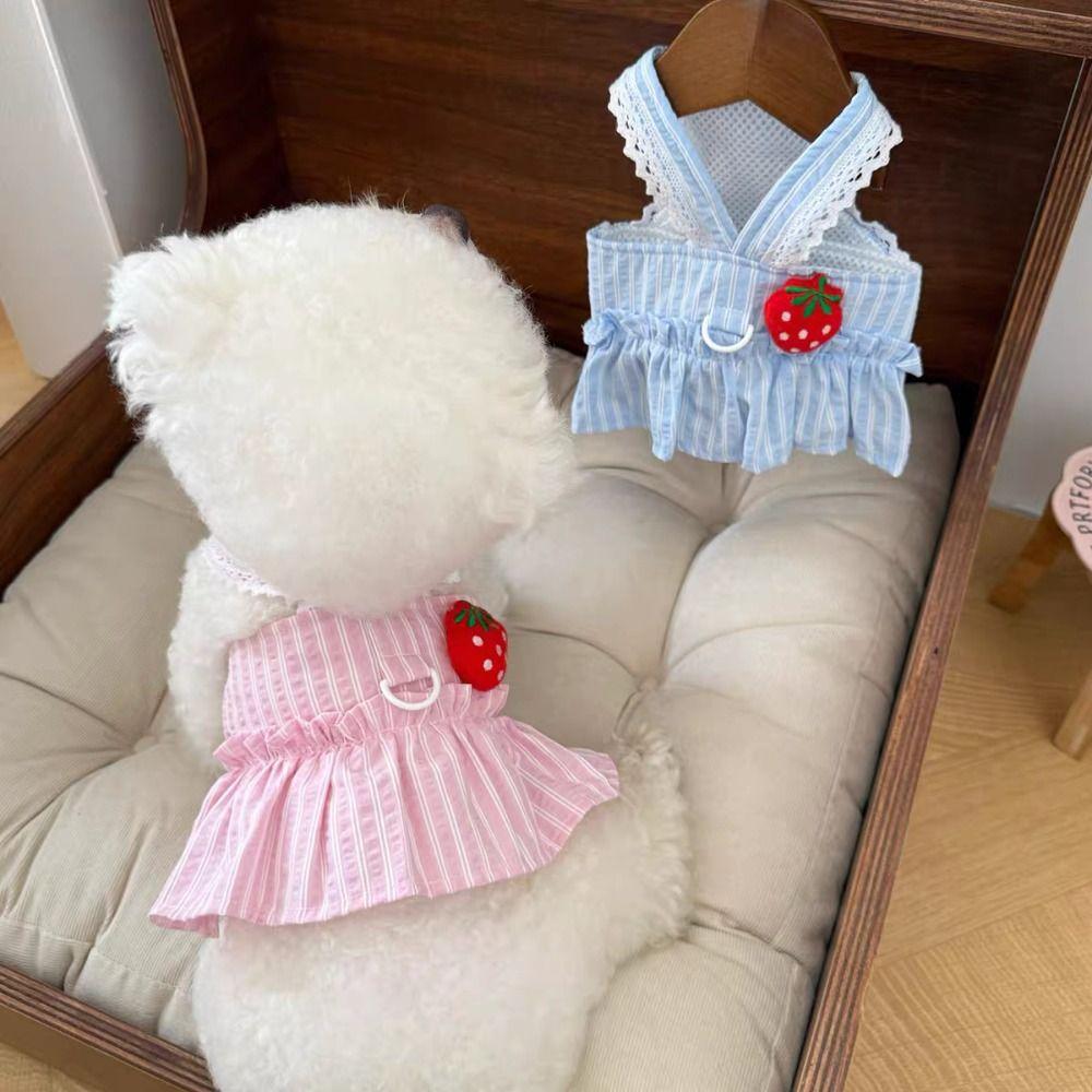Soft Pet Summer Clothes Cute Dog Vest Comfortable Dog Dress  Kittens