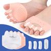 2pcs Elastic Toe Separators Washable Gel Toe Spacers NEW Hallux Separator  Foot Care
