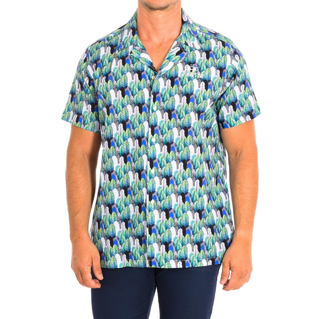 TMC024-PP575 Мужская рубашка с коротким рукавом