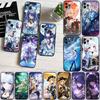 Чехол для телефона Genshin Impact для Samsung Galaxy A52S A53 A55 A56 A70 A71 A72 A73 F06 F16 F56 S10e S10 S10+ Plus