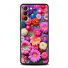 Красочный чехол с цветами для Samsung Galaxy S24 S23 S22 S20 S21 FE Ultra S10 S10E S9 S8 Plus 5G Силиконовый чехол Capas Funda Сумка