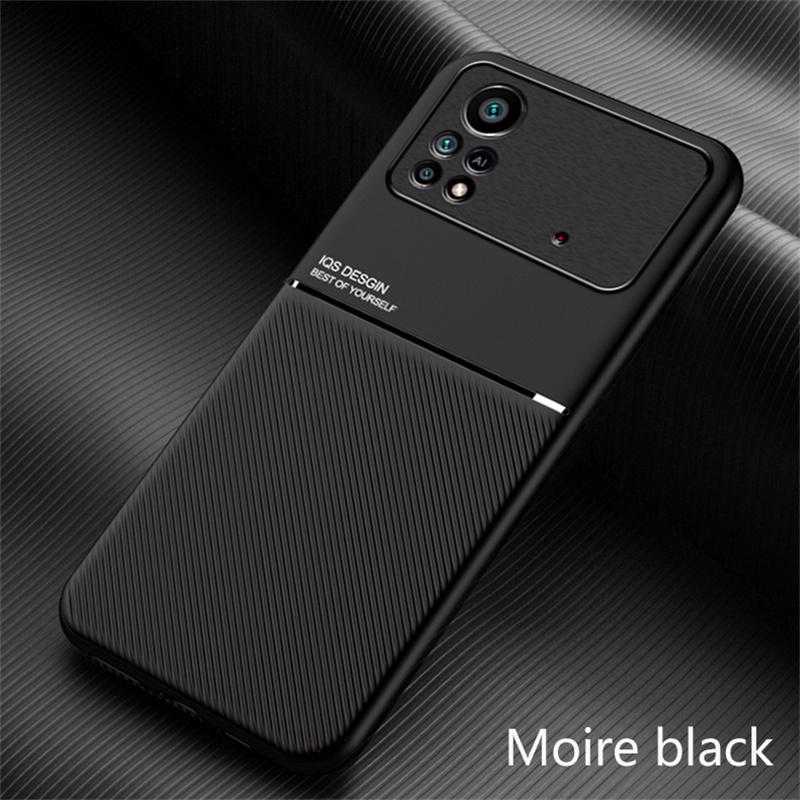 For Xiaomi Poco X4 Pro 5G Case Magnetic Car Holder Cases For PocoPhone X4Pro PocoX4 Pro Poko X 4 Pro Soft Leather Back Cover