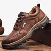 Business Comfortable Hiking Shoes Simple and Versatile Casual Shoes Men's Style Round Head Leather Shoes Batch
