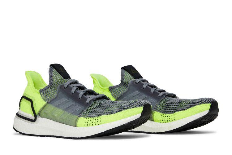 Men's Sneakers adidas Ultra Boost 19 Grey Yellow Grey Three/Grey Three/Core Black