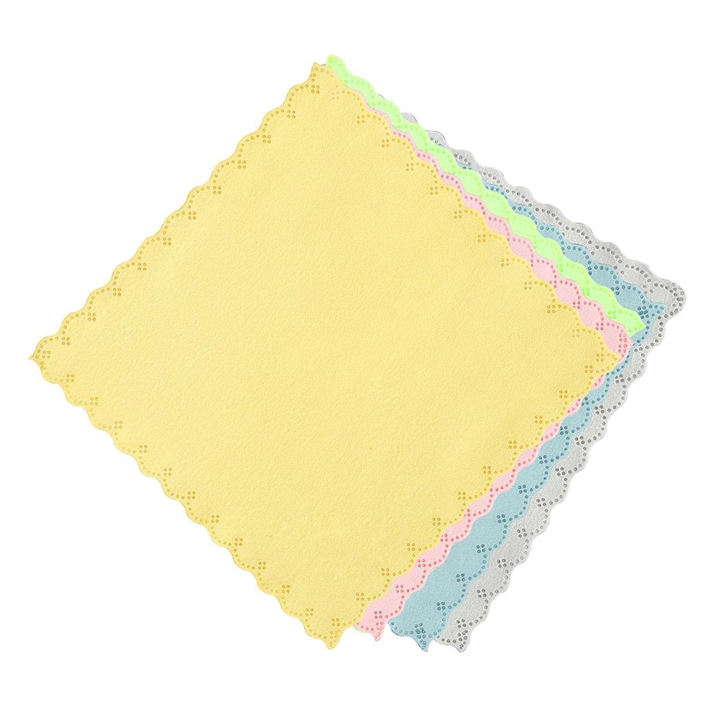 5Pcs String Instrument Polishing Cloth for Guitar Violin Brass Instruments Cleaning Cloths, Soft Microfiber Clean Cloths