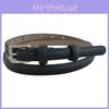 Ladies Leather Belt With Square Buckle For Daily Fashion