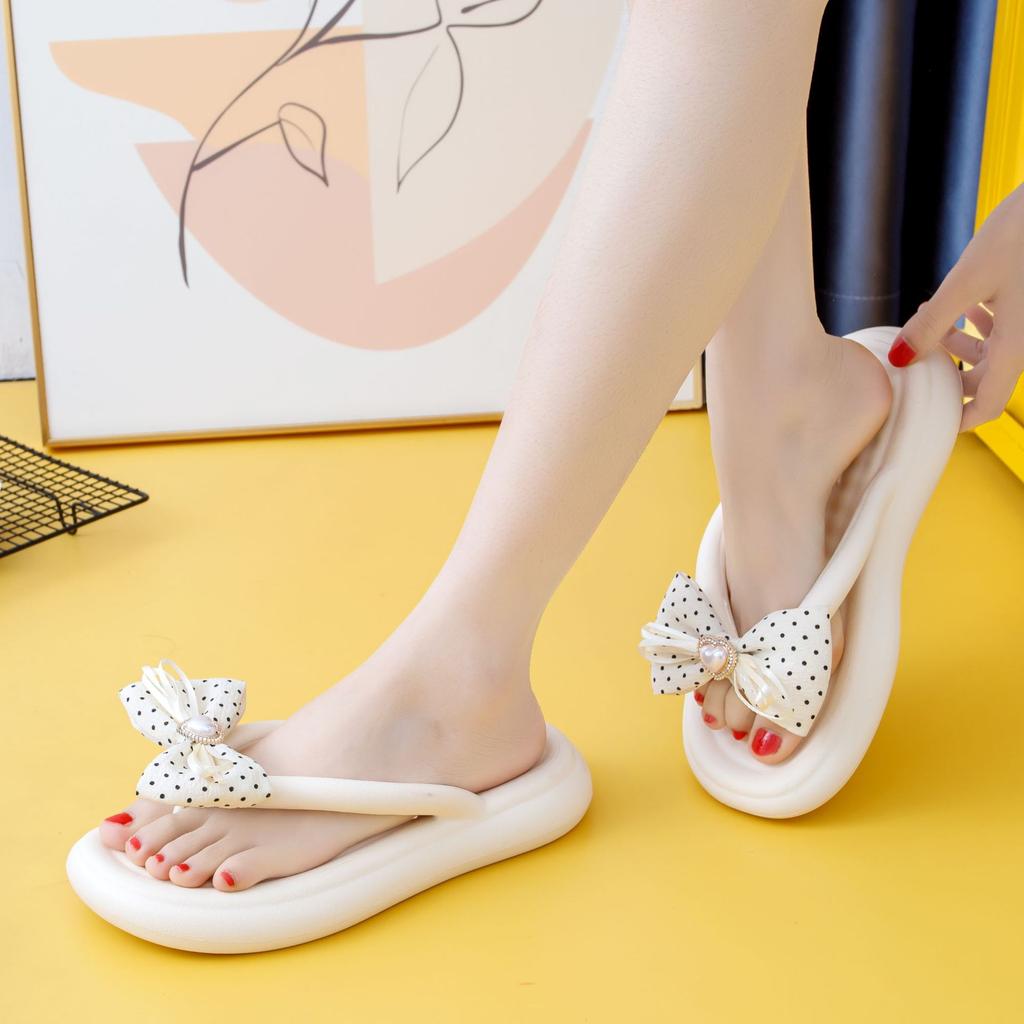 Women Summer Flip Flops Thick-soled Slippers Female 2024 New Summer Outdoor Fashion Non-slip Beach Anti-slip Sandals Slippers