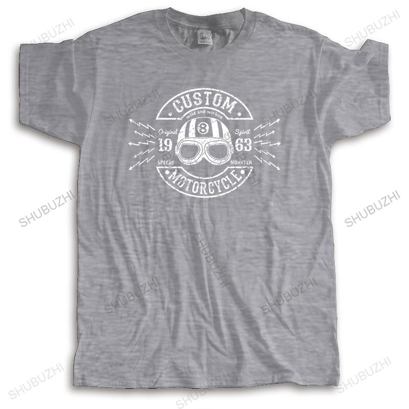 Summer Short Sleeves Fashion Cotton T Shirt Motorcycle Cafe Racer Vintage Biker Great Discount Cotton Unisex Tee