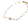 Les Trésors De Lily [K3383] - Gold Plated Bracelet 'Love'