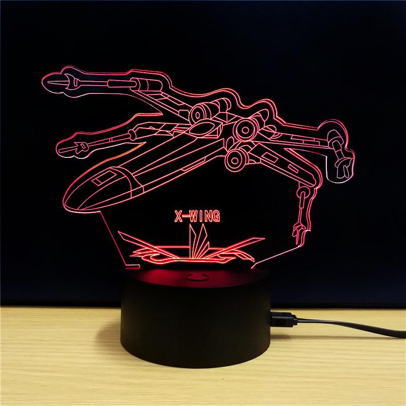 3D Ночник Элемент Света Светодиодная Лампа Украшение Спальни Креативный Подарок