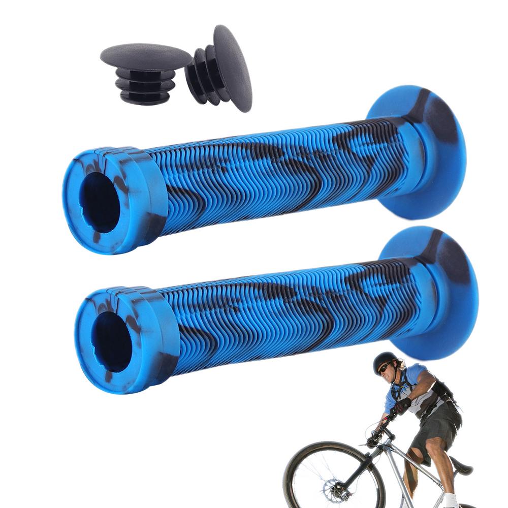 Cycling Handlebar Grips Bicycles Grip Protector Riding Handle Rubber Grips Non-slip Handlebar Grips For Enhanced Control Bikes