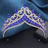 Элегантные барочные свадебные тиары-короны для женщин, повязки на голову для невесты, диадемы королевы-принцессы, свадебные украшения для волос, аксессуары