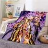 Classics Animated Character Seiya Patterned Wool Blanket Cartoon Saint Seiya Series Children Shawl and Sofa Super Soft