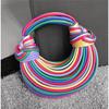 Hand Woven Knotted Noodles with Long Shoulder Straps Hand-wrapped Bag Light and Small