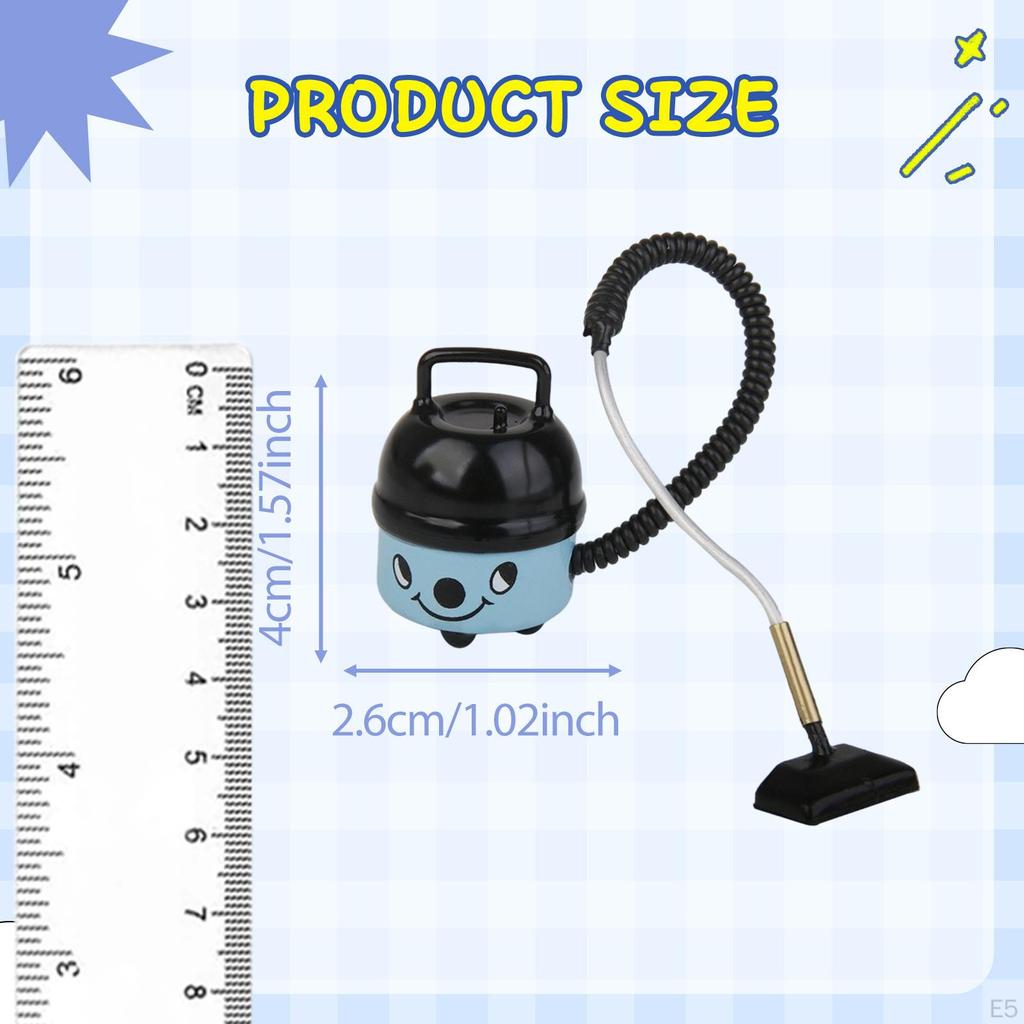 Doll House Vacuum Cleaner Accessories Gifts Toy Cute Essential Multi Purpose Furniture
