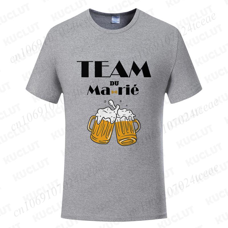 French Boyfriend Bachelor Party Tshirt Single Wedding Graphic Oversized Y2k Tops Evg Team Groomsman Tees Future Groom Man Shirt