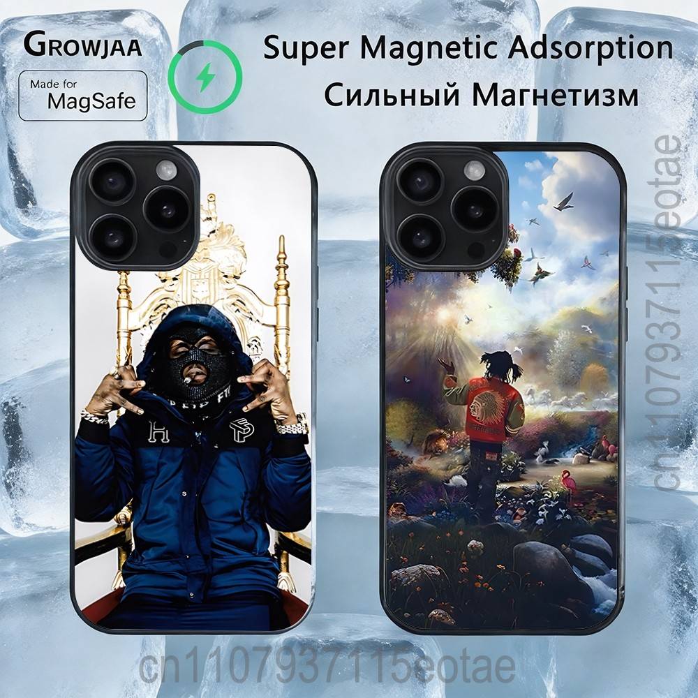 C-Chief Keef Рэпер Для IPhone 17,16,15,14,13,12,11,Pro,Max,Plus,Mini,SE4,E Защитный Магнитный Чехол Обложка