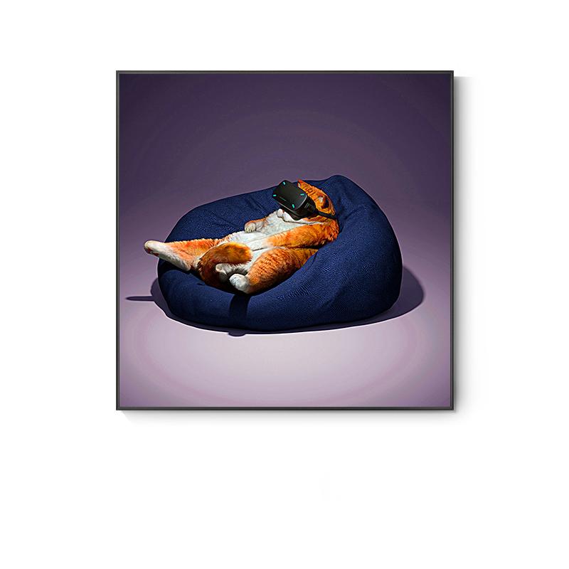 Милые скандинавские постеры с животными, забавный жираф, панда, кошка, телефон, холст, картины, настенные панно для гостиной, декор детской комнаты, Cuadros