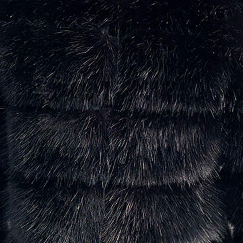 Меховая куртка женская новая осенне-зимняя одежда верхняя одежда темперамент модный искусственный мех сращивание имитация меха лисы теплое пальто