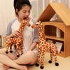 Giraffe Plush Stuffed Animal Toy for Kids Soft Child-friendly Plushie Fluffy Gift for Christmas Photography Prop