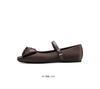 St&Sat/Saturday Spring Versatile Square Head Shallow Mouth Single Shoes Retro Low Heel Mary Jane Shoes Straw Women