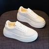 Leather Women's White Casual Woman Vulcanize Sneakers Breathable Sport Walking Running Platform Flats Shoes