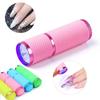 New Portable LED Mini Flashlight Bead Light Therapy Light Quick Drying Nail Enhancement Products Tool for Nail Oil Adhesive Lamp