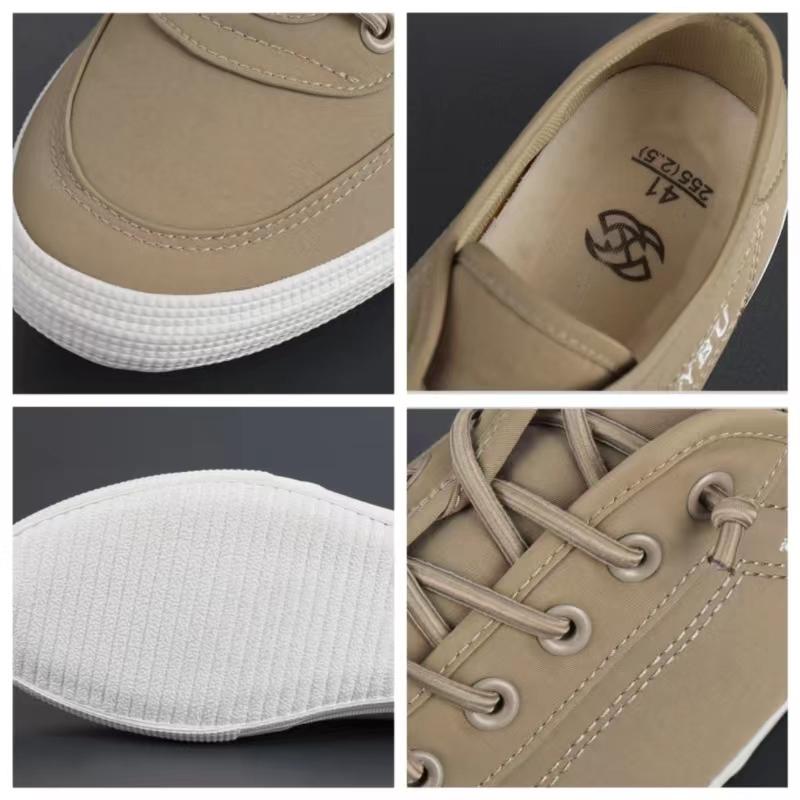 2025 Новые туфли для мужчин Дышащая парусиновая обувь Мягкая подошва Износостойкая мужская спортивная обувь Высококачественная модная повседневная обувь