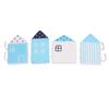 4pcs Cotton House Shaped Baby Crib Bumpers Pads Soft Padded Cot Pillow Cushion Room Decor Crib