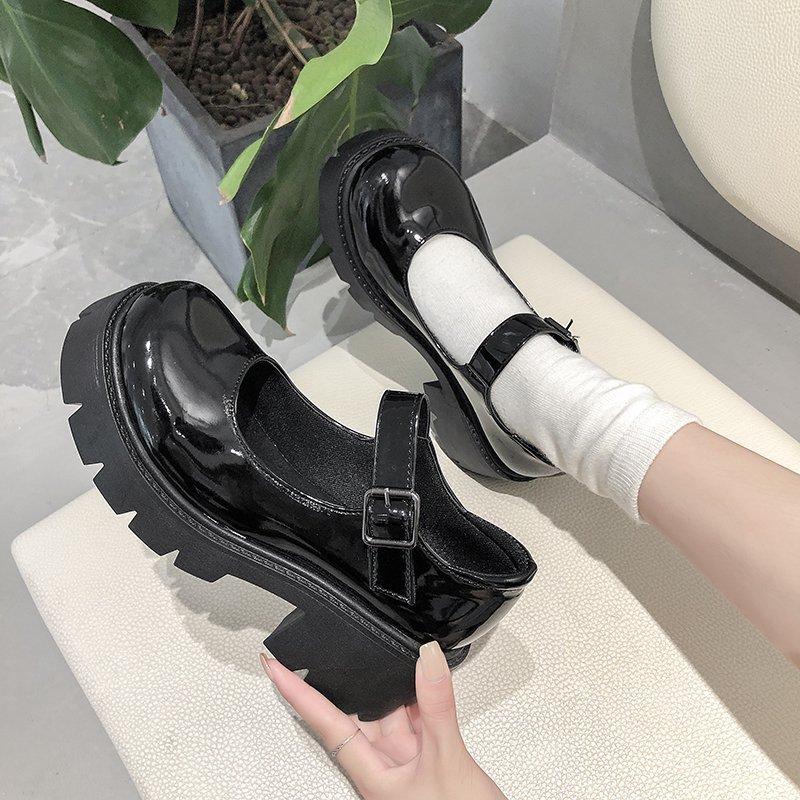 Fashion Shoes Lolita Women Japanese Style Mary Jane Vintage Girls High Heel Platform College Student Tacones Mujer Escarpins Chaussures