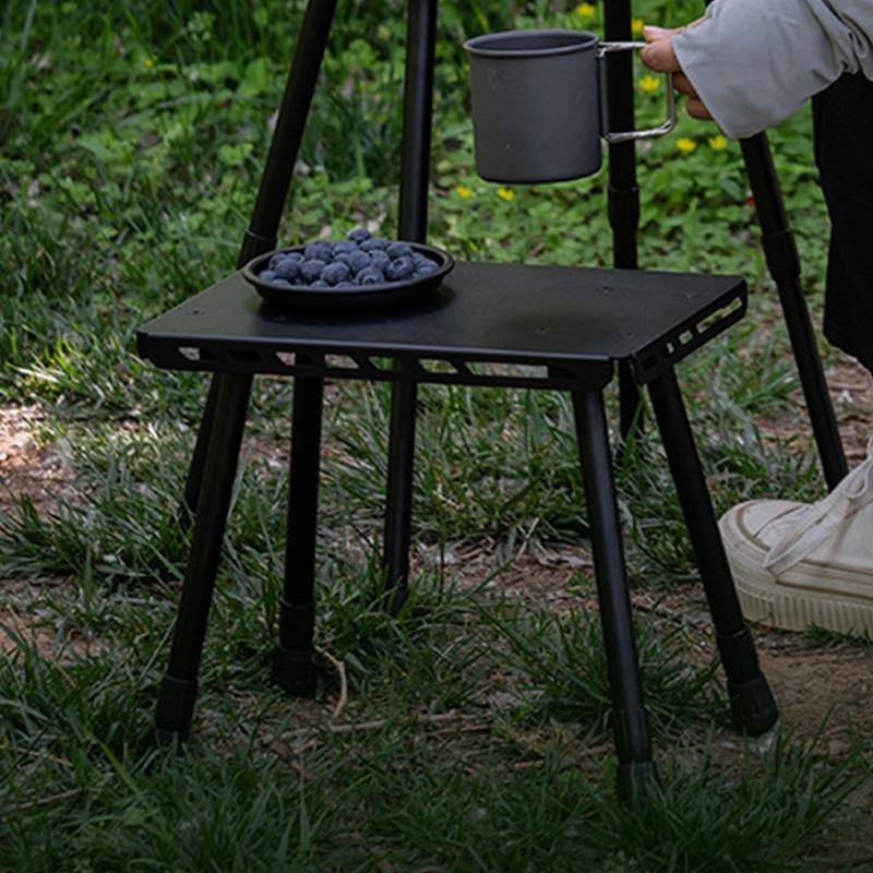 Складной столик для пикника, переносной уличный табурет, алюминиевый сплав, пони-табурет, журнальные столики, мини-стул, тактический стол для кемпинга, рыбалки