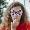 Plastic Temple Arms Soccer Ball Glasses Soft Felt Novelty Party Glasses  Football Carnival