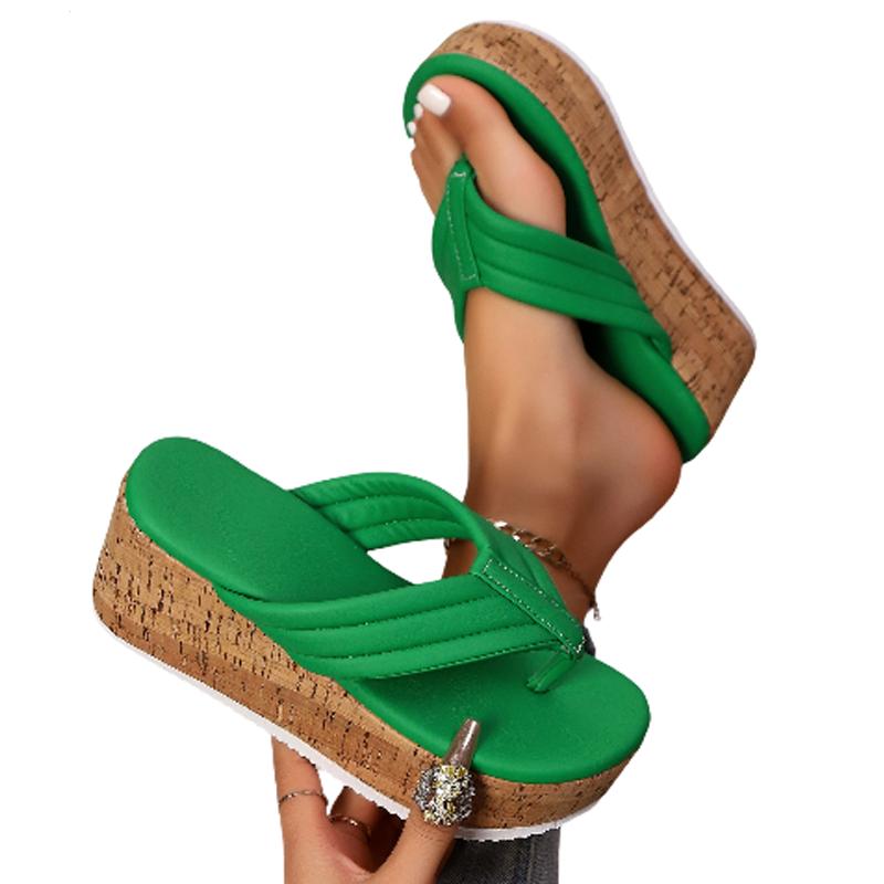 Модные женские шлепанцы на платформе, летние туфли с перемычкой для пальца, балетки, женские повседневные сандалии 2025, дизайнерский бренд, пляжные, уютные, для ходьбы, шлепанцы, женские