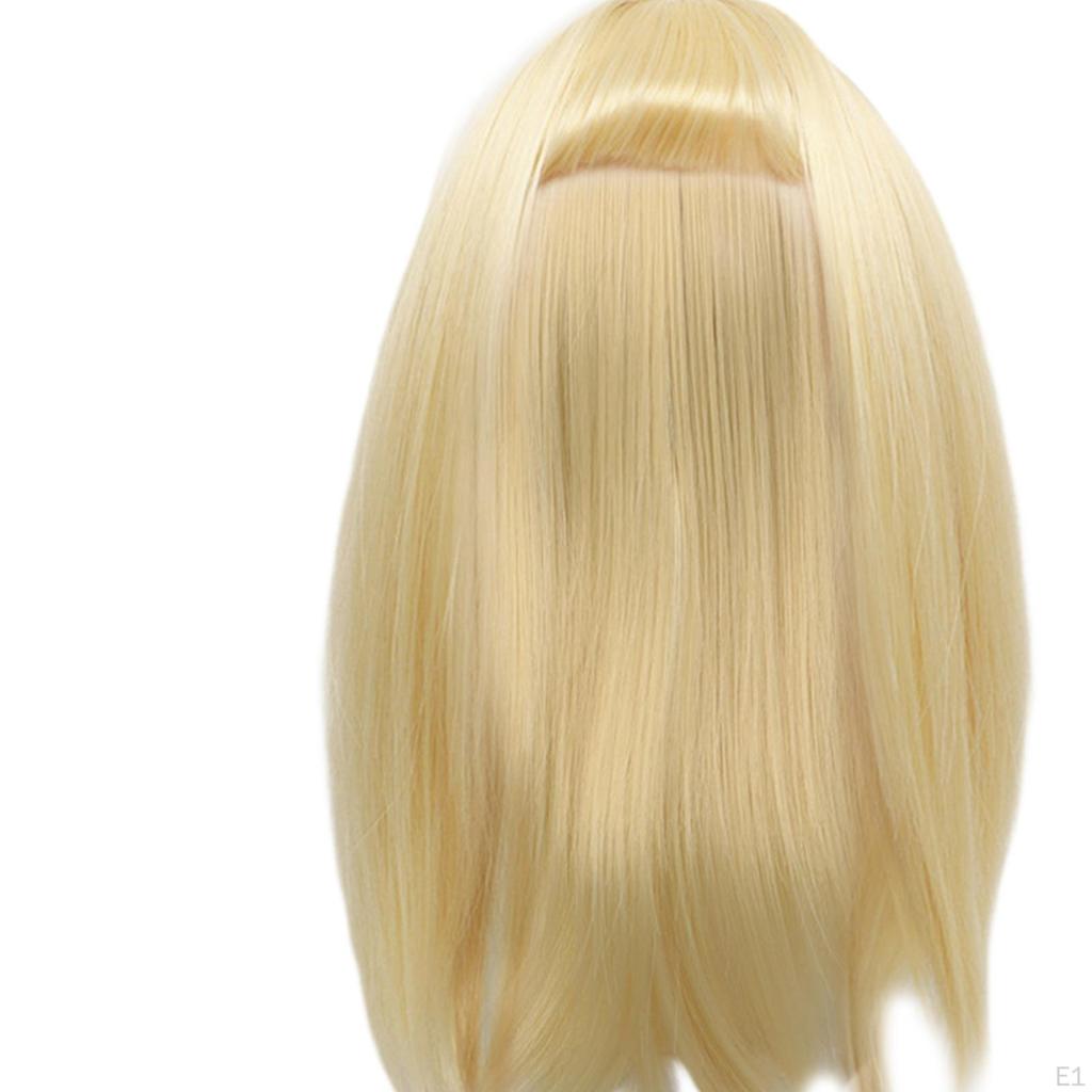 Кукольный парик для волос своими руками, волосы длинные, термостойкий шелк, модные детали, аксессуары ручной работы, мягкие