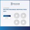 ECOVACS Washable Mop for N30 PRO OMNI Replacement Accessories (4-Pack) Consumables,