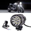 Aoling Motorcycle Fog Lamp LED, 12 V, 24 V, 6 LED Headlight, Auxiliary Light,