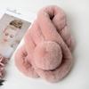Унисекс Снуд из Искусственного Меха Кролика Рекса: Уютный корейский стиль плюшевый шарф-воротник для зимы
