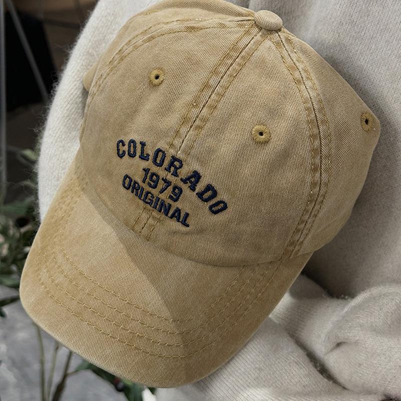 Ретро Бейсболки с вышивкой букв Colorado Весна Лето Хлопок Регулируемые Повседневные Кепки Хип-Хоп Уличная Одежда Солнцезащитные Кепки Для Малыша