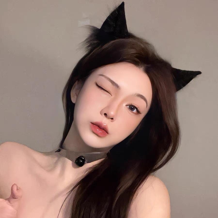 Plush Lolita Cat Ear Headband Hair Accessories for Halloween