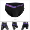 Men's Low-Rise Laser Gradient Briefs - Breathable Modal with U-Convex Pouch and Hip-Lifting Design