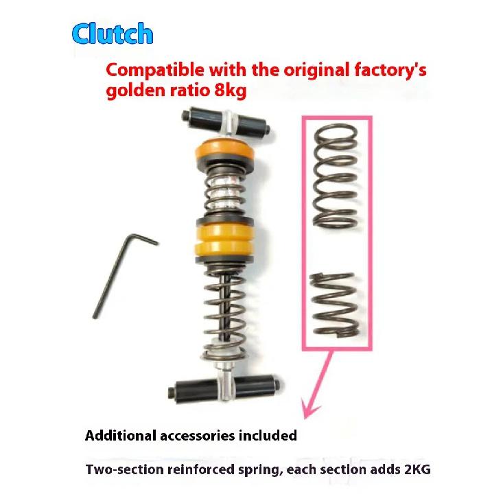 Simulated Racing Game Modification Pedal Clutch Throttle Brake Hydraulic Spring Damper Mod Kit For For MOZA R12/R9/R5/R3