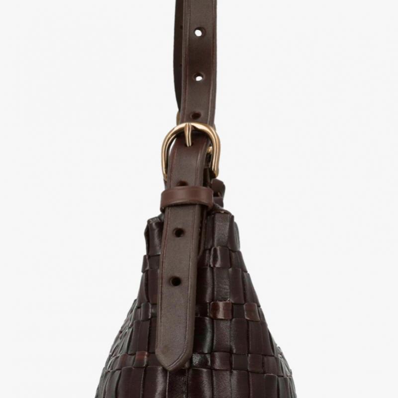 Dragon Diffusion Hobo Selvedge Сумка через плечо Темно-коричневая 8170