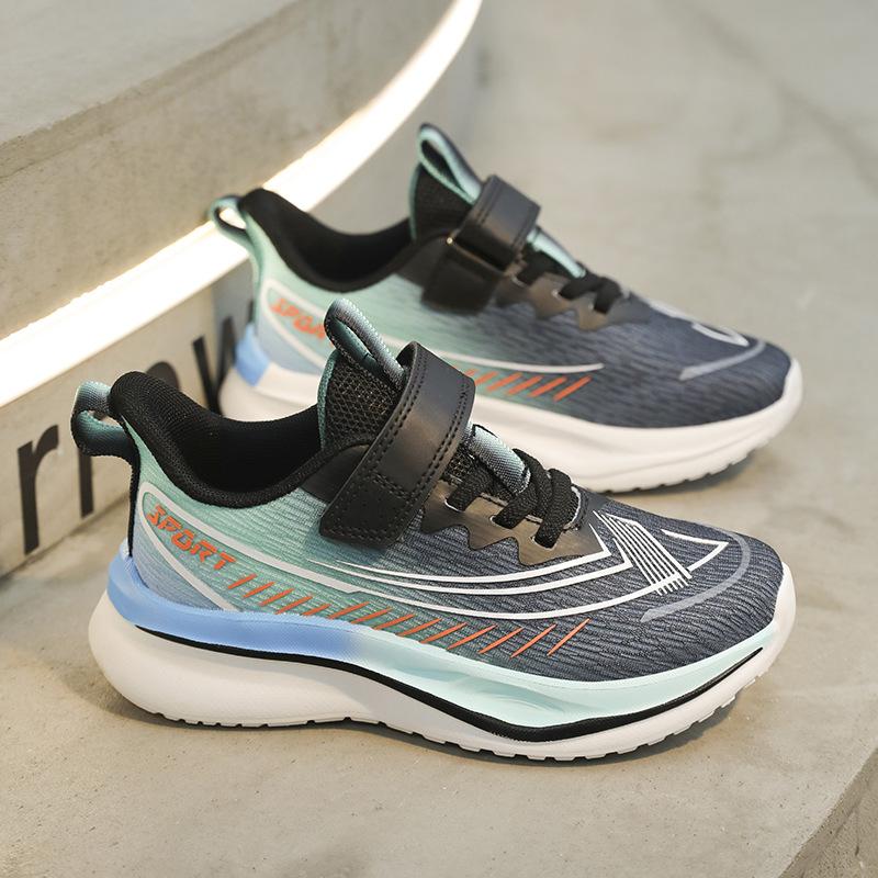 Детская серия 7pro кроссовки сетчатые дышащие для средних и старших детей на липучках для мальчиков нескользящие кроссовки