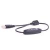 USB 5V-12V Контроллер температуры Нагреватель Термостат 3-скоростной Регулируемый 24 Вт
