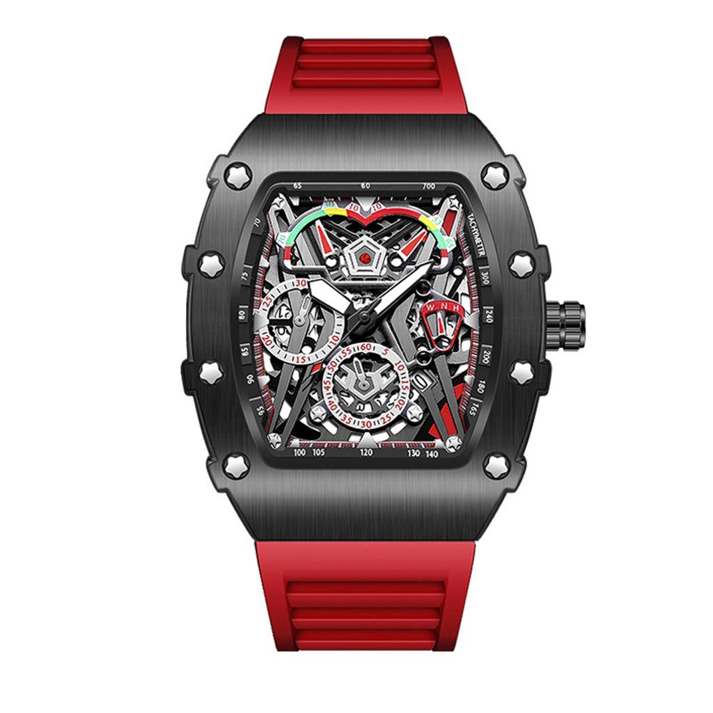 Men's Waterproof Luminous Running Alarm Clock Watch