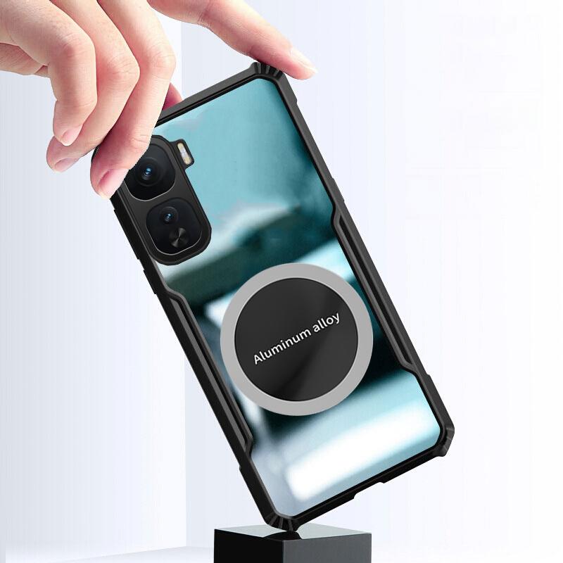 Для VIVO IQOO NEO 10 чехол Жесткий чехол для телефона Прозрачный Ударопрочный с держателем-кольцом для автомобильной навигации Для VIVO IQOO NEO 10 Pro Корпус телефона