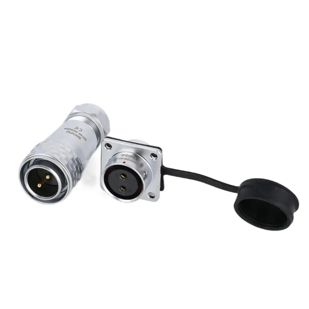 WEIPU SF20 SF2010/P SF2013/S Panel Seat IP67 Waterproof Automotive Circular Connector 2 3 4 5 6 7 8 9 12 15Pin Charger Adapter