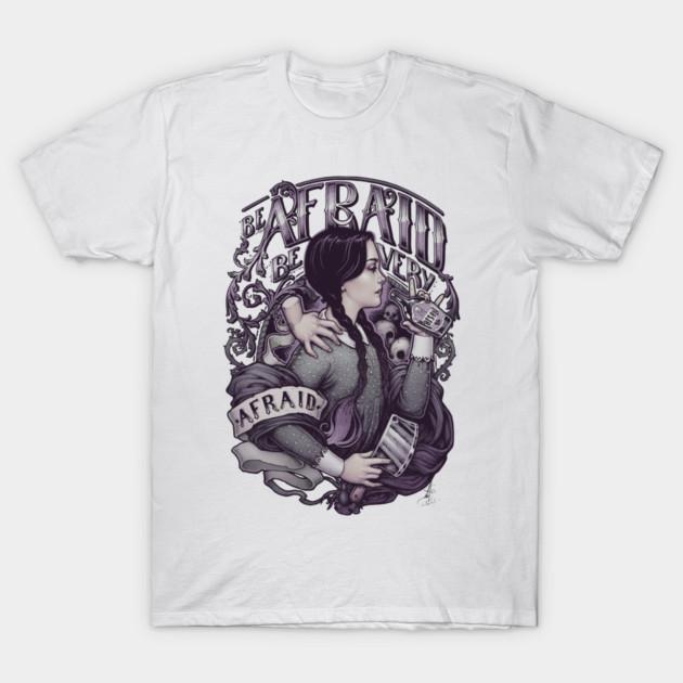 2026 Be afraid graphic Unisexs TShirt Unisex ONeck 100Cotton Short Sleeve Y2k Oversized Popular Fashion horror movie style Tee
